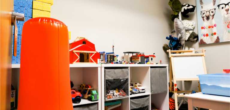 Shelf Of Toys at Childrens Advocacy Center Locations